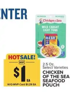 Food Lion CHICKEN OF THE SEA SEAFOOD POUCH offer