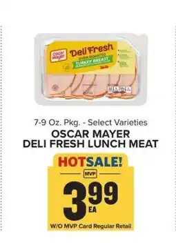 Food Lion Oscar Mayer Deli Fresh Lunch Meat offer