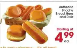Giant Eagle Authentic Brioche Bread, Buns and Rolls offer