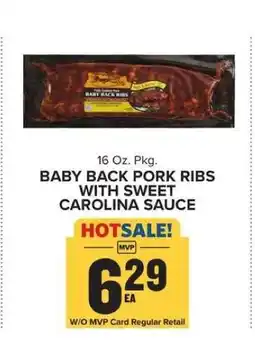 Food Lion Baby Back Pork Ribs with Sweet Carolina Sauce offer
