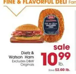 Giant Eagle Dietz & Watson Ham offer