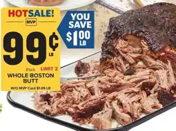 Food Lion Pork Whole Boston Butt offer