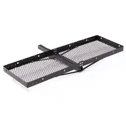 Walmart Hyper Tough Hitch Mount Folding Cargo Carrier Black for 1.25 and 2 Receivers,10101168,SUV/Truck/Car offer