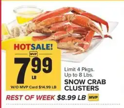 Food Lion Snow Crab Clusters offer