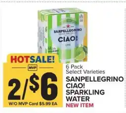 Food Lion SANPELLEGRINO CIAO! SPARKLING WATER offer