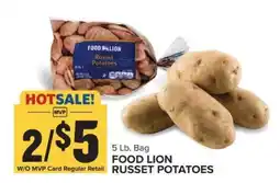 Food Lion FOOD LION RUSSET POTATOES offer