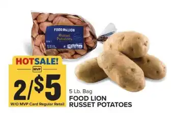 Food Lion FOOD LION RUSSET POTATOES offer
