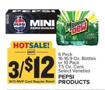 Food Lion Pepsi Products offer