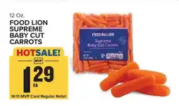Food Lion FOOD LION SUPREME BABY CUT CARROTS offer