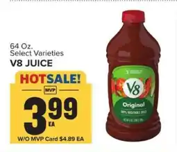 Food Lion V8 Juice offer