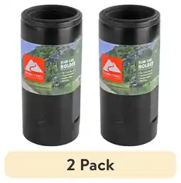 Walmart (2 pack) Ozark Trail Insulated Stainless Steel 12-Ounce Slim Can Drink Sleeve, Black offer