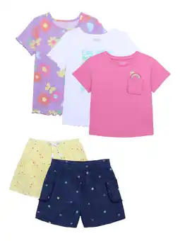Walmart 365 Kids by Garanimals Girls Mix and Match Outfit Set, 5-Piece, Sizes 4-10 offer