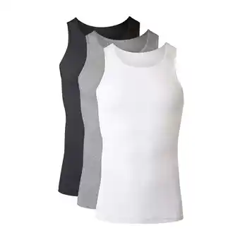 Walmart Hanes Men's Cotton Ribbed Tank Undershirt Pack, Assorted, 3-Pack offer