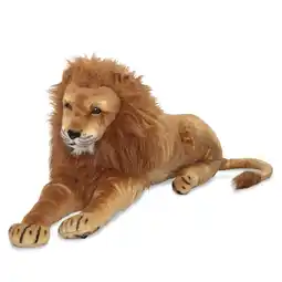 Walmart Melissa & Doug Giant Lion - Lifelike Stuffed Animal (over 6 feet long) offer