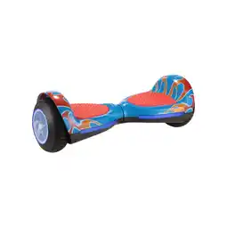 Walmart Hot Wheels Hoverboard with Light Up Wheels, Blue and Red offer