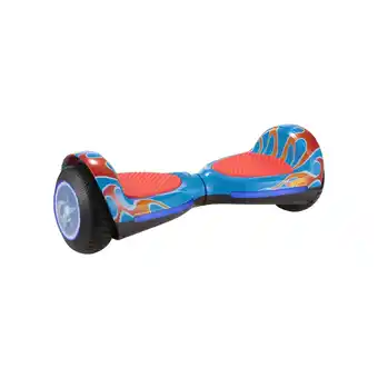 Walmart Hot Wheels Hoverboard with Light Up Wheels, Blue and Red offer