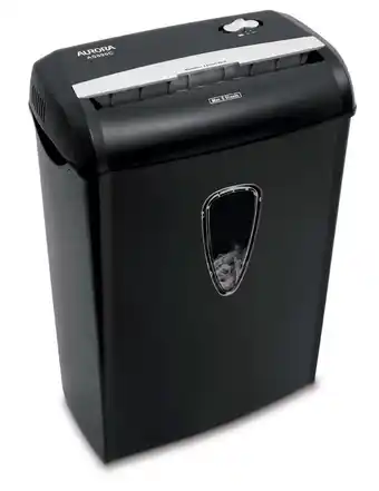 Walmart Aurora 8-Sheet Cross-Cut Paper Shredder, Black, New offer