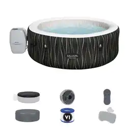 Walmart Bestway SaluSpa Hollywood Luxe AirJet Inflatable Hot Tub w/ Pump #P08411 offer