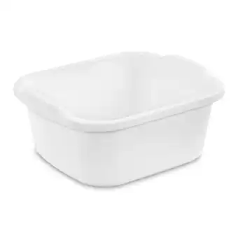 Walmart Sterilite 12 Quart Durable Reinforced Plastic Kitchen Dishpans, 8 Pack offer