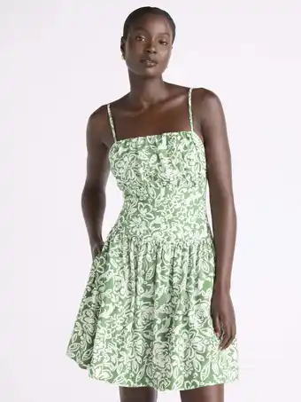 Walmart Free Assembly Women's Linen Mini Dress, Sizes XS-XXL offer