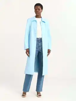 Walmart Scoop Women's Faux Leather Utility Trench Coat, Sizes XS-XXL offer