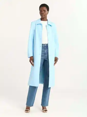 Walmart Scoop Women's Faux Leather Utility Trench Coat, Sizes XS-XXL offer