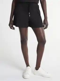Walmart Scoop Women's and Women's Plus Ultimate ScubaKnit Cargo Shorts, Sizes XS-4X offer