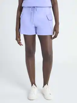 Walmart Scoop Women's and Women's Plus Ultimate ScubaKnit Cargo Shorts, Sizes XS-4X offer