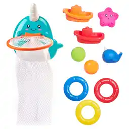 Walmart Spark. Create. Imagine. Bath Activity Toy Set, Narwhal Theme, 10 Pieces offer