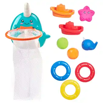 Walmart Spark. Create. Imagine. Bath Activity Toy Set, Narwhal Theme, 10 Pieces offer