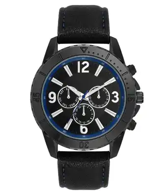 Walmart George Mens Casual Black Watch offer
