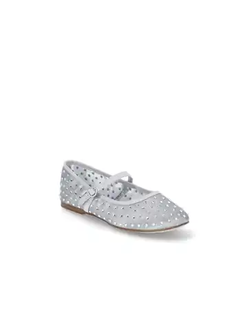 Walmart Madden NYC Little Girl & Big Girl Mesh Rhinestone Ballet Flats offer