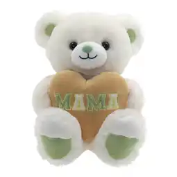 Walmart Mother's Day Large Green Bear Plush with Mama Heart, 12.5 in, by Way To Celebrate offer