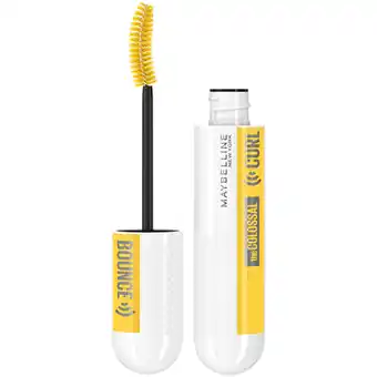 Walmart Maybelline Volum Express Colossal Curl Bounce Washable Mascara, Very Black offer