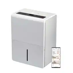 Walmart TCL 35 Pint Smart Dehumidifier, 3,500 sq. ft., White, W35D92 offer