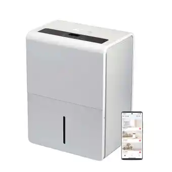 Walmart TCL 35 Pint Smart Dehumidifier, 3,500 sq. ft., White, W35D92 offer