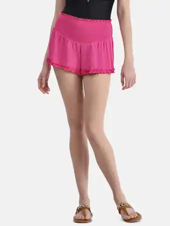 Walmart Jessica Simpson Women’s Smocked Coverup Shorts, Sizes XS-XXL offer