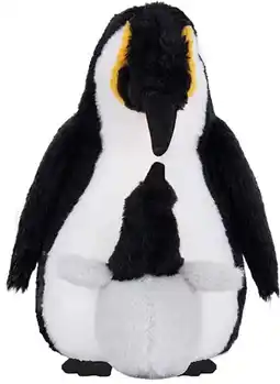 Walmart Mother's Day Medium Black and White Mom and Me Penguin Plush, 12 in, by Way To Celebrate offer