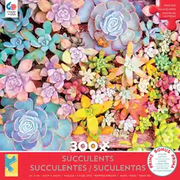 Walmart Ceaco Succulents Pretty Pastels 300 Piece Interlocking Jigsaw Puzzle offer