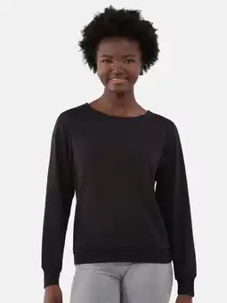 Walmart Avia Women's and Women's Plus Twist Back Top with Long Sleeves, Sizes XS-4X offer