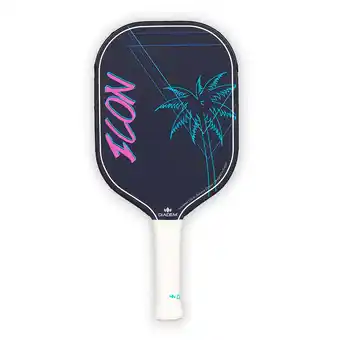 Walmart Diadem Sports Icon Pickleball Paddle,Liteweight Carbon Fiber. 7.7 oz, Blue Miami Vice offer