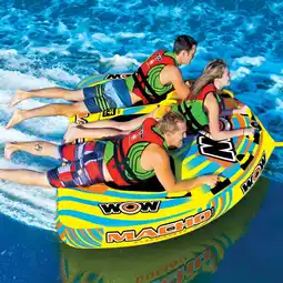 Walmart WOW 16-1030 Macho 1-3 Rider Inflatable Towable offer