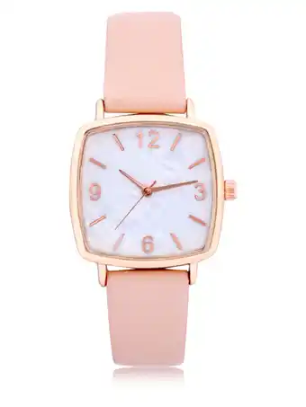 Walmart Time and Tru Adult Female Watch in Rose Gold with MOP Dial (42046WML) offer