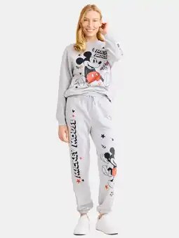 Walmart Mickey Mouse Scribbles Graphic Joggers, Women's offer