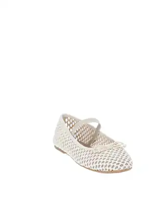 Walmart Wonder Nation Little Girl & Big Girl Raffia Ballet Dress Shoes offer