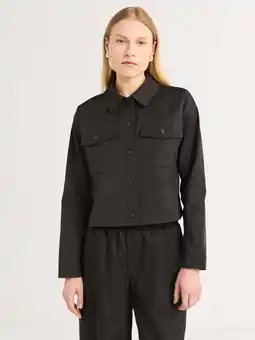 Walmart Scoop Women’s Oversized Shacket, Sizes XS-XXL offer