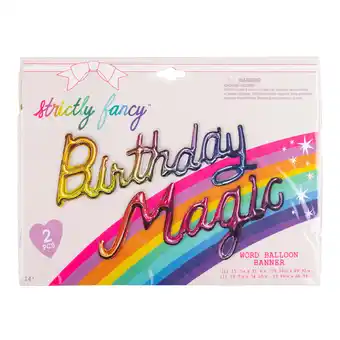 Walmart Strictly Fancy 22 Foil Balloon Banner offer