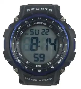 Walmart George Men's Digital Sport Wristwatch Plastic Strap offer