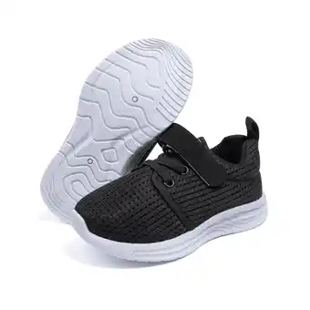 Walmart Bonario Toddler Girls Boys Casual Shoes Breathable Lightweight Mesh Sneakers for Child, Size 5-11 offer