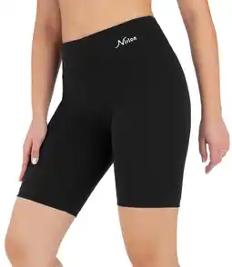 Walmart Nirlon Biker Shorts For Women - High Waisted Womens Workout Shorts Leggings offer